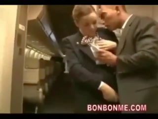 Повітря hostess трахає passenger